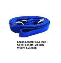 Super Dog Nylon Royal Dog Collar And Leash Set 1.25 Inch